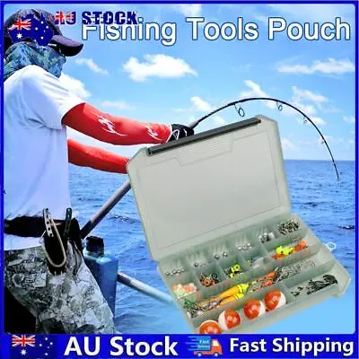 14 Grids Multifunctional Fishing Lure Bait Storage Box Fishing Gear Tools Pouch • $9.95