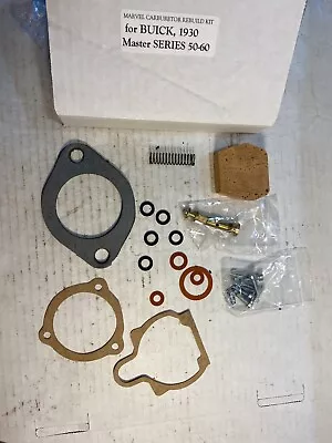 Marvel Carburetor Rebuild Kit -1930 Buick- Master Series 50-60 - Remanufactured • $105