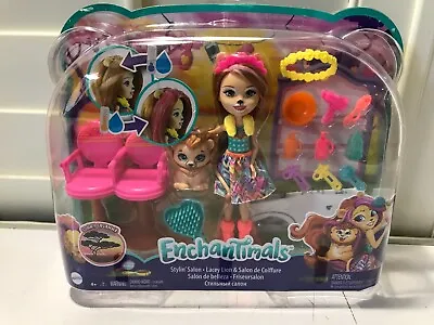 Enchantimals Stylin Salon  Lacey Lion & Manesy DOLL  Animal NEW MATTEL  • $12.99