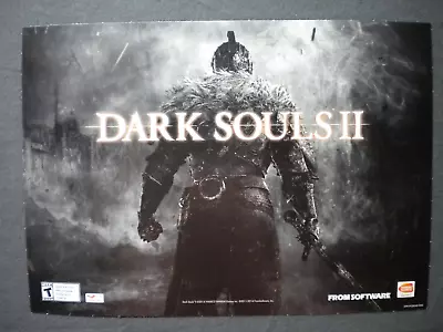 Dark Souls II 2 Video Game Store Promotional Small Promo Display Poster Sign • $24.99