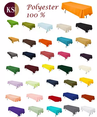 60x144 Inch Tablecloth Rectangular For Wedding Restaurant. . Retal & Wholesale • $203.58