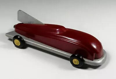 Vintage Tin Toy Car Miniature Streamlined Rocket Near Mint France 1930 • $225