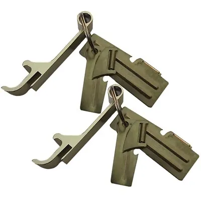 2 Sets: P-38 & P-51 US Shelby Can Openers & Bottle Opener • $12.98