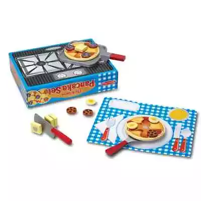 Wooden Flip & Serve Pancake Set: Play House - Melissa & Doug • £22.99