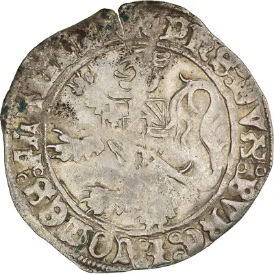 [#184465] Coin France Flanders Philippe Le Bon Double Gros VF(30-35) Silve • $157.82