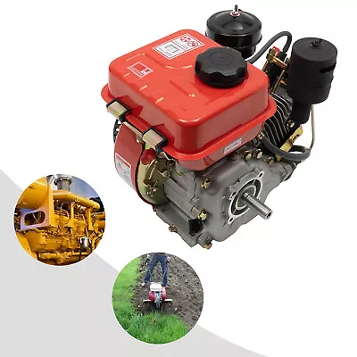 4-Stroke 6 HP Engine Single Cylinder Air Cooled For Small Agricultural Machinery • $214.70