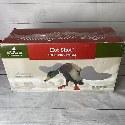 Lucky Duck Expedite Edge Hot Shot Drake Decoy Dual Shaft DD Motorized Wings Spin • $149.99