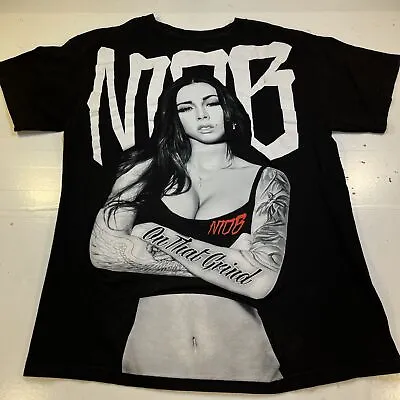 MOB INC. ON THAT GRIND TATTOO PIN UP TEE T SHIRT Mens M Black  • $13.99