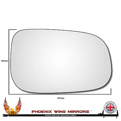 Right Hand Drivers Side Volvo C30 2006-2009 Convex Wing Door Mirror Glass • $8.84