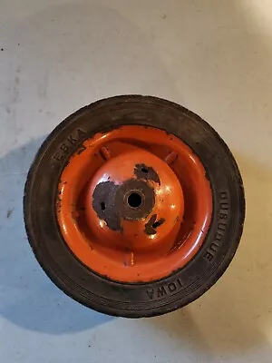 Vintage FRONT ONE RIM AND TIRE  ONLY Eska Star ALLIS CHALMERS Pedal Tractor USA • $50