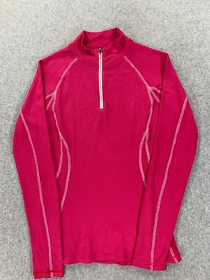 £19.22 • Buy The North Face 1/4 Zip Base Layer Shirt Top (Women's Medium) Pink