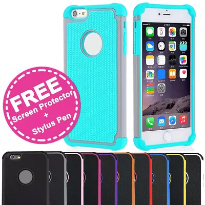 Shockproof Heavy Duty Tough Case Gel Armor Cover For Apple IPhone 8 8 Plus X 10 • $5.95