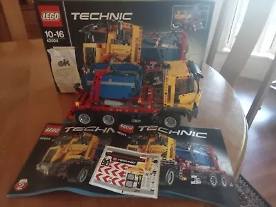 LEGO Technic Set # 42024 Container Truck With Lifting Bin. *RARE* • $189