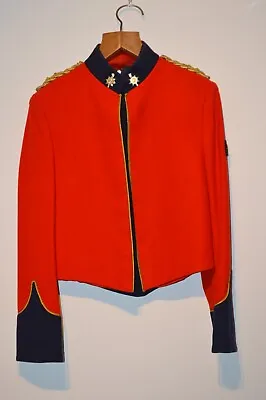 Ladies Queens Regiment 1966/92 ACF Officers Mess Dress Jacket & Bib Vest Size 10 • £90