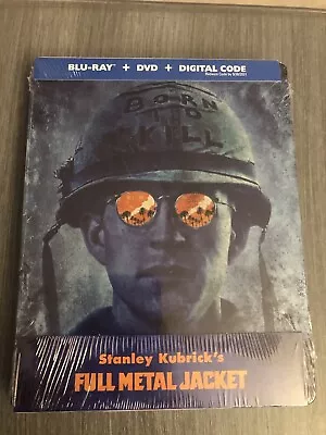 Stanley Kubrick's FULL METAL JACKET-1987 (Blu-Ray-DVD-Digital Steelbook) NEW OOP • $57.50