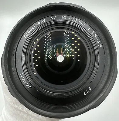 Quantaray 19-35mm F3.5 Wide Angle AF  Lens For Nikon AF • $67.50