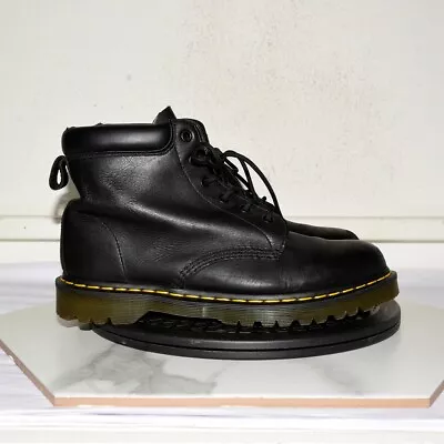 Dr Martens Leather Boots Black  Men UK 10/ US 11 • $45