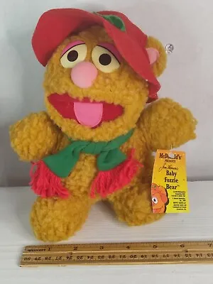 Baby Fozzie Bear Muppets Christmas Plush Toy Jim Henson Vintage 1987 Mcdonald's • $12