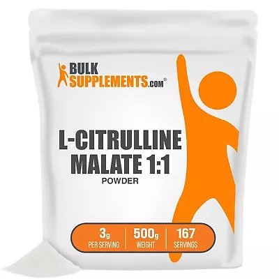 BulkSupplements L-Citrulline DL-Malate 1:1 Powder - 3g Per Serving • $13.96