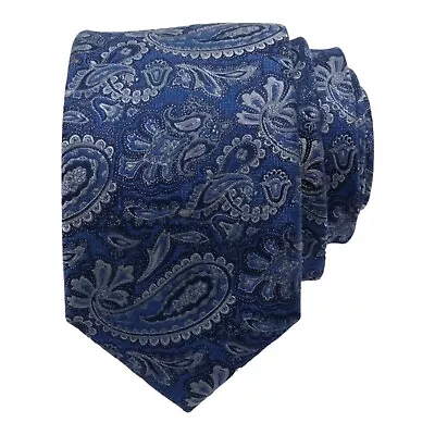 $16.88 • Buy Jos. A. Bank 1905 Collection Men's Tie 100% Silk Blue Designer Paisley Necktie