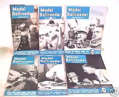 LOT Of 1949 Model Railroader TRAIN MAGAZINES • $49.99