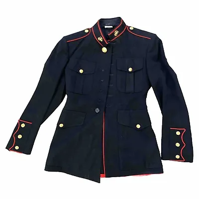 USMC US MARINE CORPS DRESS BLUES JACKET 36S LANCE CORPORAL Read • $46.02