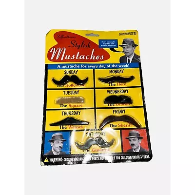 Accoutrements Men's Self-Adhesive Stylish Mustaches Halloween Costume 7 Styles • $9.99