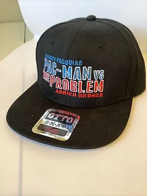 Manny Pacquiao Vs Adrien Broner Otto Snap Back Hat Pacman Vs The Problem • $19.99