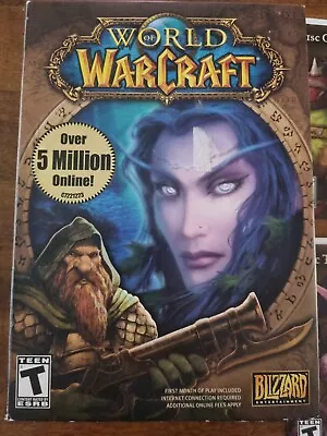World Of Warcraft Blizzard Entertainment Vintage Game PC  COMPLETE • $21.85