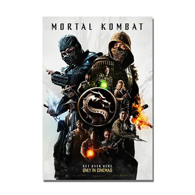 Mortal Kombat Movie Poster Classic Film Painting Wall Art Decor Print 24x36 Inch • $8.54