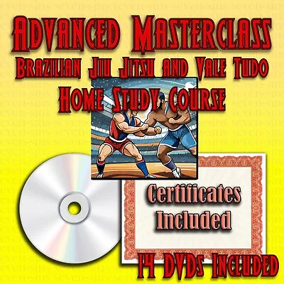 Home Study Course - Advanced Masterclass BJJ (DVDs + Certificates) • $299.95