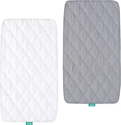 Bassinet Mattress Pad Cover Waterproof Fits For All Mainstream Bassinet - 2 & • $22.86