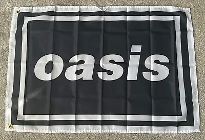 OASIS CLASSIC MUSIC FLAG – 3x2 FOOT - BRITPOP - FESTIVALS NOEL & LIAM GALLAGHER • £6.99