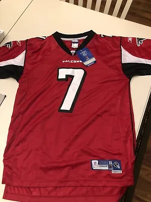 Mike Vick Falcons Jersey Reebok NFL Youth XL 18-20 Sewn Numbers🔥$70- 3 Day Sale • $26