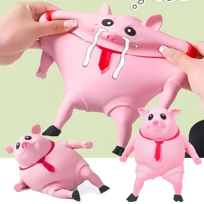 $43.69 • Buy Pig Decompression Vent Toy Novelty Cute Squishy Toy Pink Pig Squeeze Pig Toy
