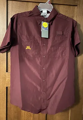 NWT Univ MN Golden Gophers Maroon Vented Men's Pro Edge S-3XL Sizes Available • $19.90