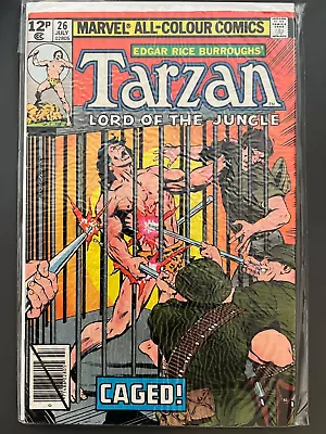 Tarzan Lord Of The Jungle (1977) #26 & 28 Marvel Comics Edgar Rice Burroughs • £5.95