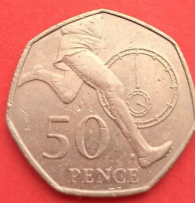 UK 2004 50P COIN RARE SIR ROGER BANNISTER 4 FOUR MINUTE MILE Fifty Pence • £1.55