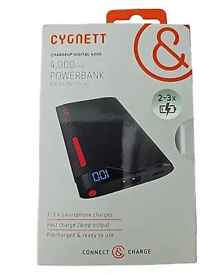 New Cygnett 4000 MAh Micro USB Portable PowerBank External BATTERY Charger  • £11.58