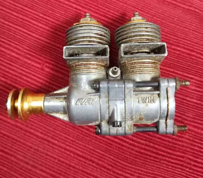 Vintage K&B Allyn Twin Cylinder Nitro Fury Engine UNTESTED FOR PARTS OR REPAIR • $209.99