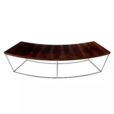 Milo Baughman Curved Rosewood Bench Sofa Console Table Mid Century Modern • $3000