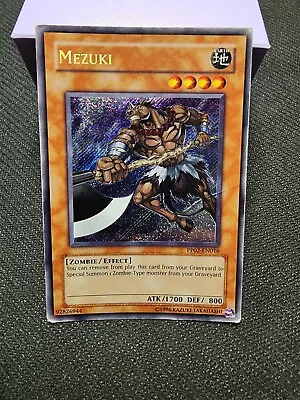  YUGIOH!- MEZUKI-PP02-EN016- SECRET (Heavy Play/Damaged) CREASES • $8.95