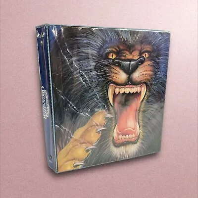 VTG 1980’s MEAD Roaring Lion “The Pencil Pouch Organizer” Binder • $40.28