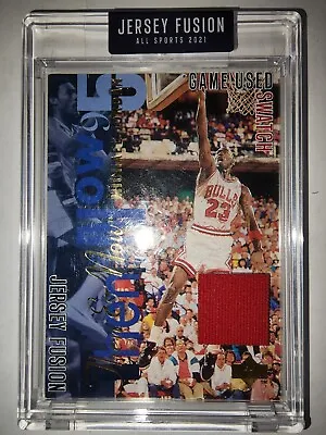 Jersey Fusion MICHAEL JORDAN Game Used Swatch JF-MJ87 • $289