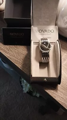 Men's Musuem Movado Silver Bracelet Watch • $650