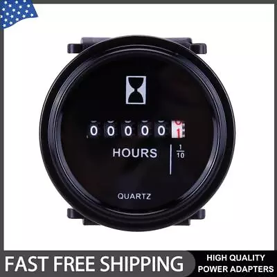 Digital Hour Meter Round Engine Hour Meter High Precision For Marine Boat Engine • $10.63