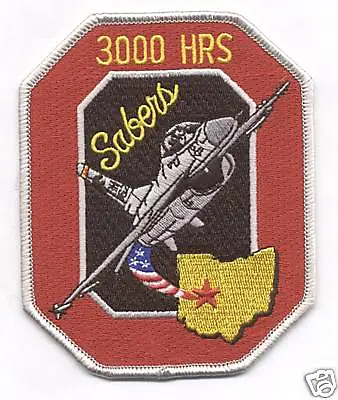 162nd FIGHTER SQUADRON F-16 3000 HOURS Patch • $7.99