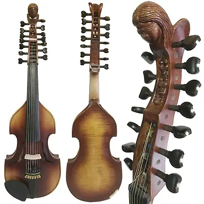 SONG Brand Profession Master 7×7 Strings 15  Viola D'Amore Carved Angel Neck • $1199