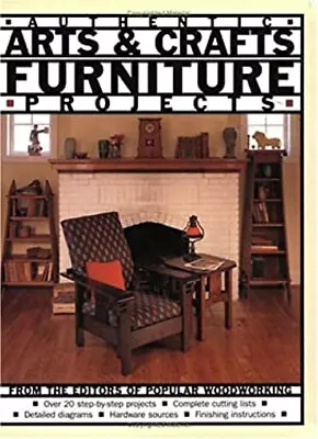 Authentic Arts And Crafts Furniture Projects Popular Woodworking • $5.98