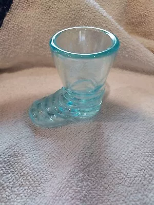 Imperial Glass Iridescent Boot Toothpick Holder • $15
